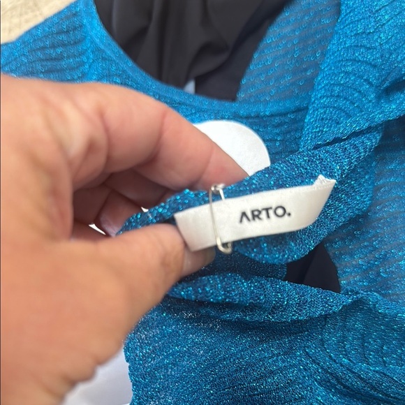 ❄️ARTO Ribbed Knit Mini Dress - Picture 4 of 6